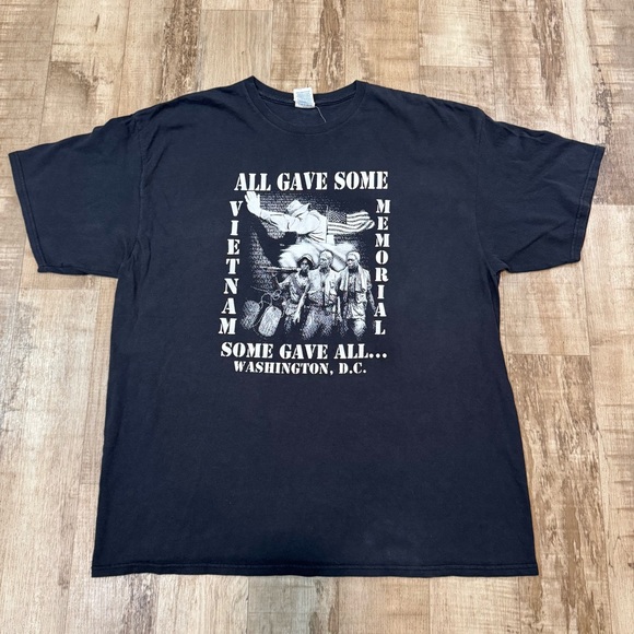 2XL 🇺🇸 USA Military Vietnam Vet. Memorial All Gave Some Some Gave All T-shirt - Picture 1 of 8